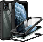 BEASTEK waterproof case front view with clear screen protector