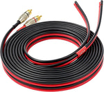 CNCESS RCA Male to Speaker Wire Cable, 3 ft, 2-Pack - Image 10