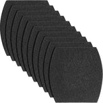 Jecery activated carbon cat litter box replacement filters pack front view for odor elimination.