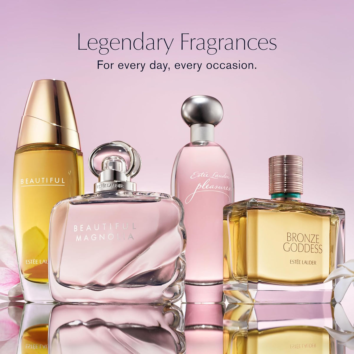 High quality image of luxury Estee Lauder fragrance spray