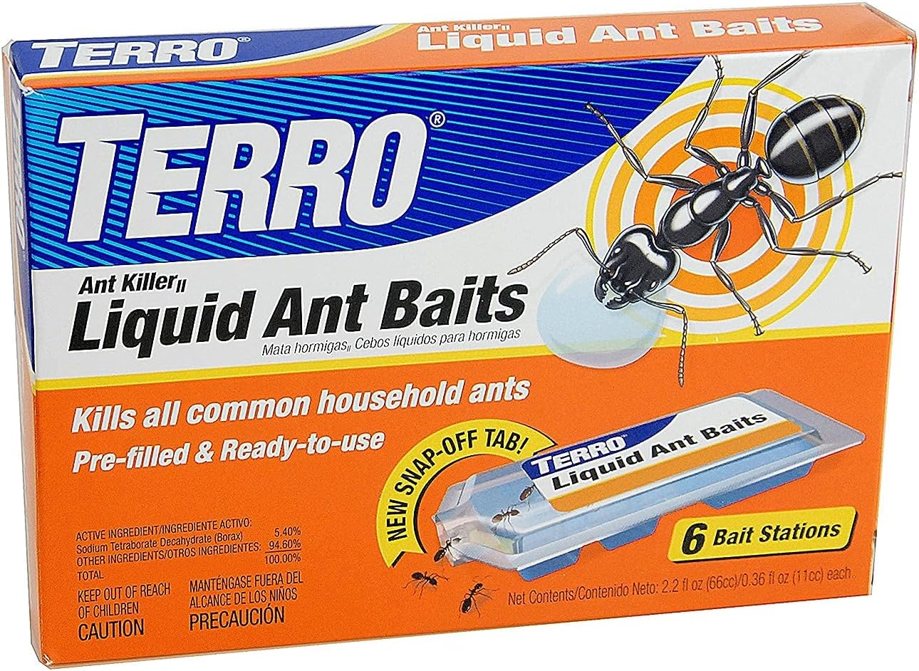 Terro pre-filled ant killer liquid ant baits front view pest control