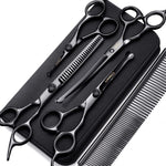 Gimars Titanium Coated Professional 6 in 1 4CR Stainless Steel Dog Grooming Scissors with Safety Round Tip, Heavy Duty Pet Grooming Scissor for Dogs, Cats and Other Animals - Image 13
