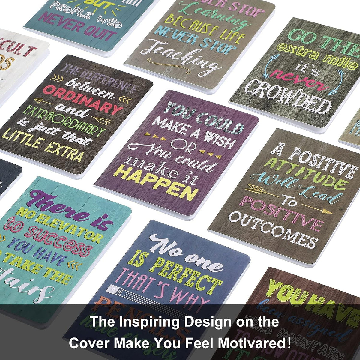 Outus motivational note pads displayed in a bulk stack