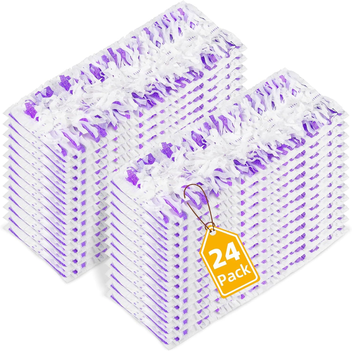 Enspoway disposable mop pads twenty four pack front view showing premium floor cleaning refills.
