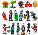 JHESAO 17PCS Plants PVZ Toys Set Figurines Zombies Cupcake Series PVZ Plush PVC Toys New, Great Gifts for Kids and Fans, Birthday and Party - Image 1