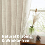 YoungsTex rustic linen curtain fabric texture