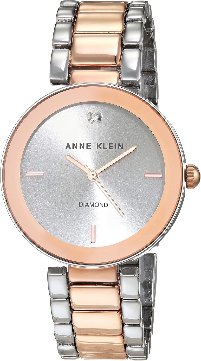Anne Klein Women's Genuine Diamond Dial Bracelet Watch - Image 10