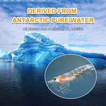 Natural additive free freeze dried krill food being prepared for bearded dragons and lizards
