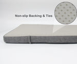 Loveboat window seat cushion highlighting high density foam thickness
