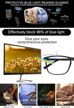 OCCI CHIARI rectangular reading glasses matte black frame angle perspective