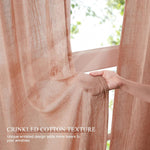Melodieux light filtering sheer curtain panels light diffusion