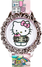 Sanrio kids light up watch adjustable strap layout view