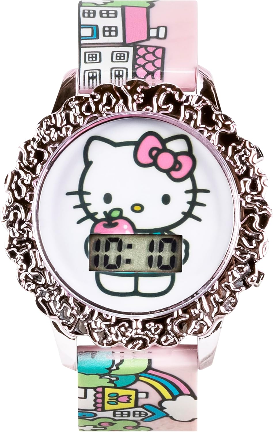 Sanrio kids light up watch adjustable strap layout view