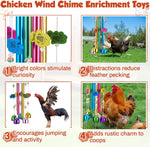 WinnerWhy multicolor wind chime toy for parrots