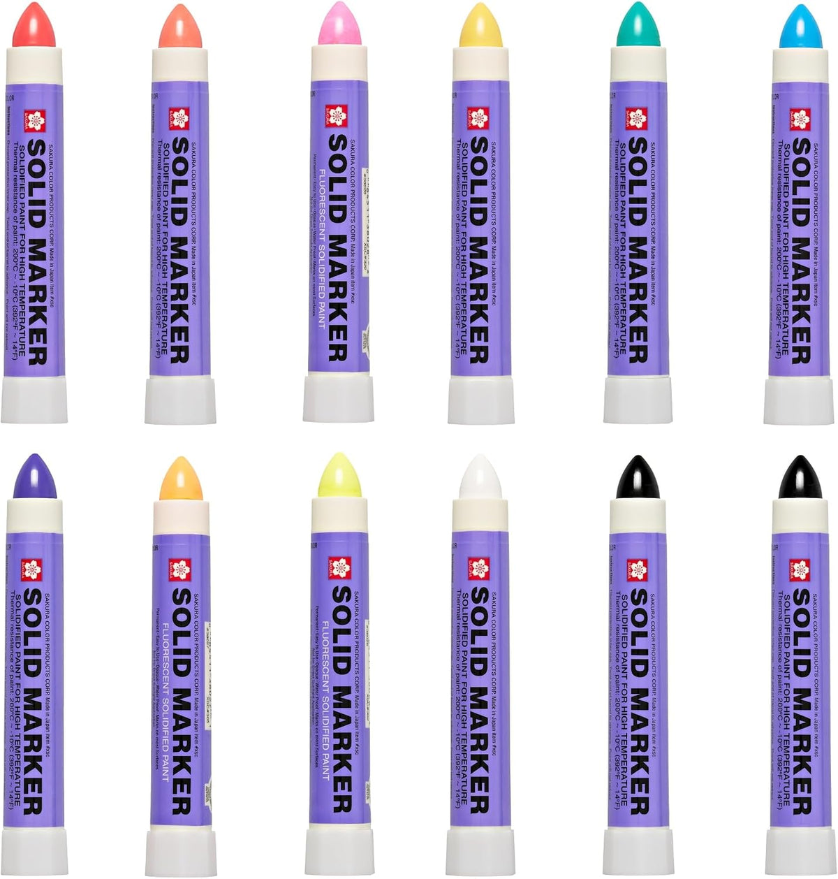 Sakura solid permanent paint markers front view packaging