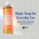 Dr. Bronner's Tea Tree Pure-Castile Liquid Soap, Body Wash, 8 oz - Image 2