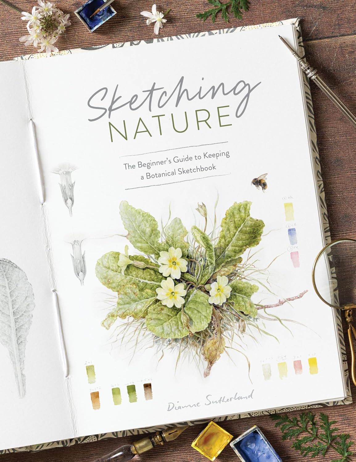 Dianne Sutherland Sketching Nature Botanical Sketchbook front cover