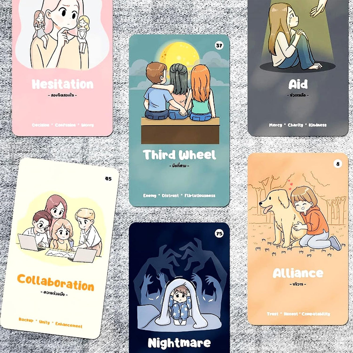 mrdiyshisha Pantha Oracle Deck, 80 Easy Everyday Cards - Guidance for Daily Life (Size: 4.06" x 2.36") - Image 5