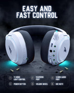 Valorise over-ear gaming headphones angled perspective