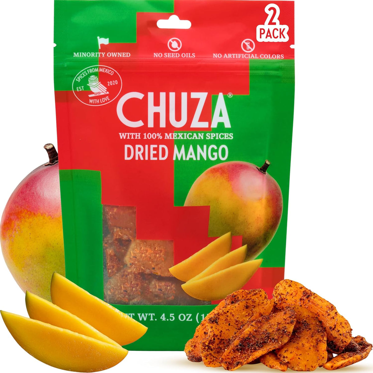 Chuza brand spicy strawberry snack nutritional snack bites