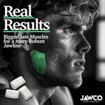 JAWCO Ultra-tough Jawline Chewing Gum | Get a Stronger, Squarer Jawline | Jaw Training Hard Gum | Chisel, Sculpt, Tone your Jaw | 15X Hardness | Facial Fitness Mewing Gum | Mighty Mint (1-Pack) - Image 9