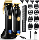 Fagaci Professional Hair Clippers for Men & Trimmer, Turbo Power Barber Kit | Clipper 5h and trimmer 3h battery life, High carbon steel blades, low noise, Burnout protection built in, corded or cordless - Image 10