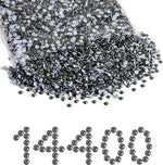 Beadsland Flatback Rhinestones Bulk,14400pcs Crystal Rhinestones for Nails Crafts DIY Decoration, Crystal, SS16, 3.8-4.0mm - Image 13