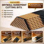 Tondiamo Drywall Rotor Tips side profile and shank detail