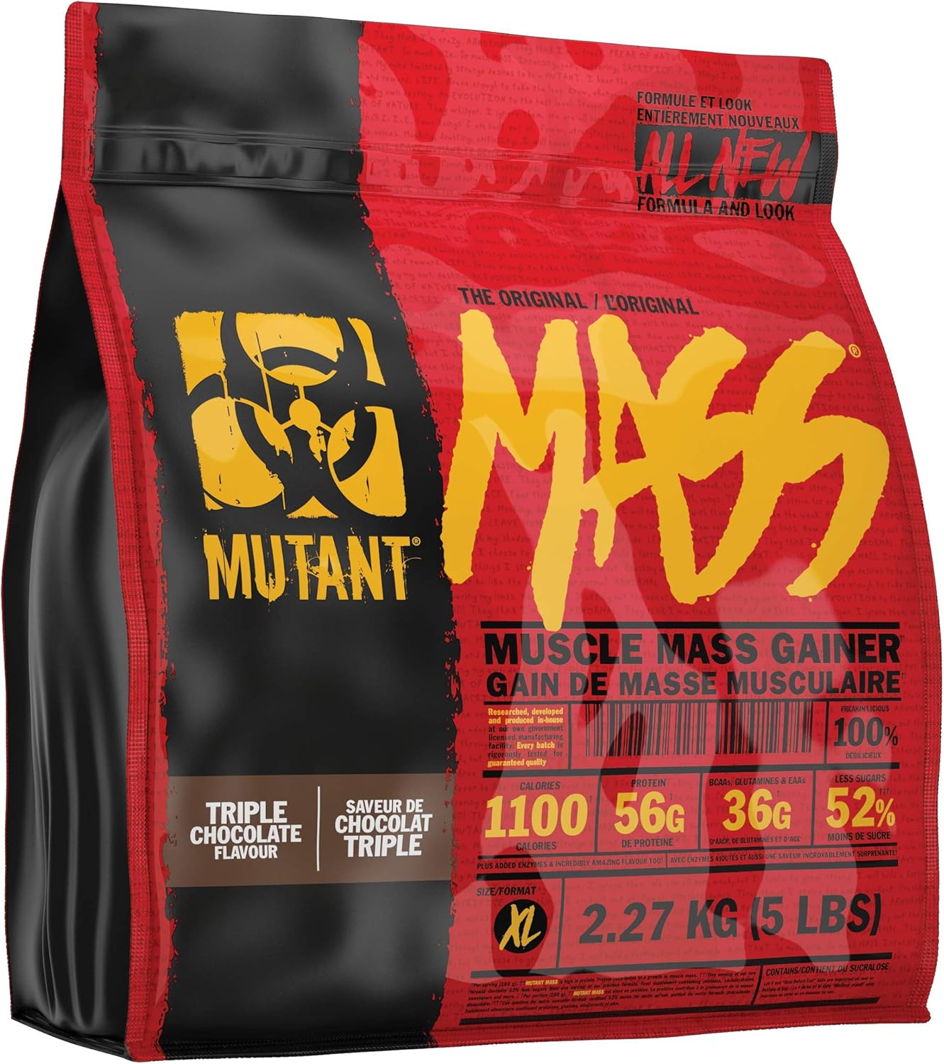 Mutant Mass Muscle Mass Gainer - 2.27 kg (Triple Chocolate) - Image 1