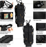 Tactical Geek EXT11 water bottle pouch side profile