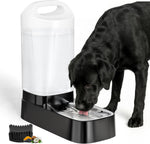 Automatic Dog Water Bowl Dispenser - 2.4 Gallon Gravity Pet Water Dispenser with 304 Stainless Steel Bowl, Dog Auto Feeders Bowls Self Waterer, Easy-Carry Handle for Large Dogs & Cats, Multi-Pet Home - Image 11
