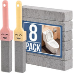 Navona Pumice Stone Scouring Sticks 8 pack front view for toilet cleaning