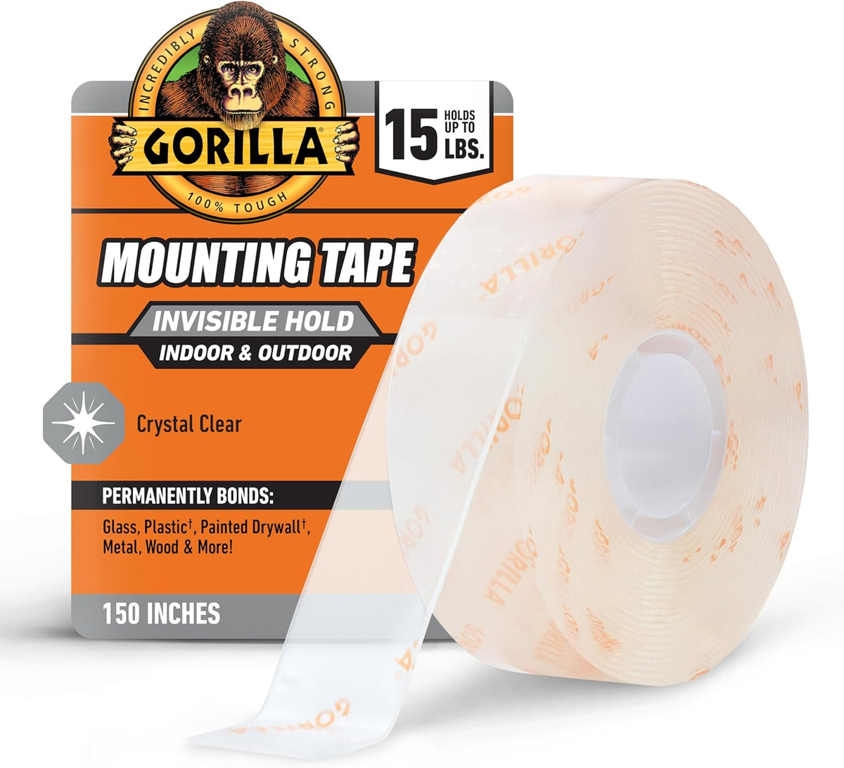 Gorilla mounting tape front view packaging