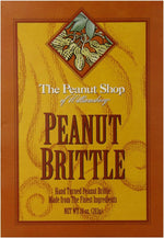 Gluten free copper kettle cooked Virginia peanut brittle package.