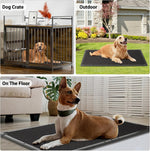 Small pet resting on Grenty chew proof crate mat