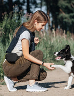 Heouvo dog training clicker accessory included with the black pouch