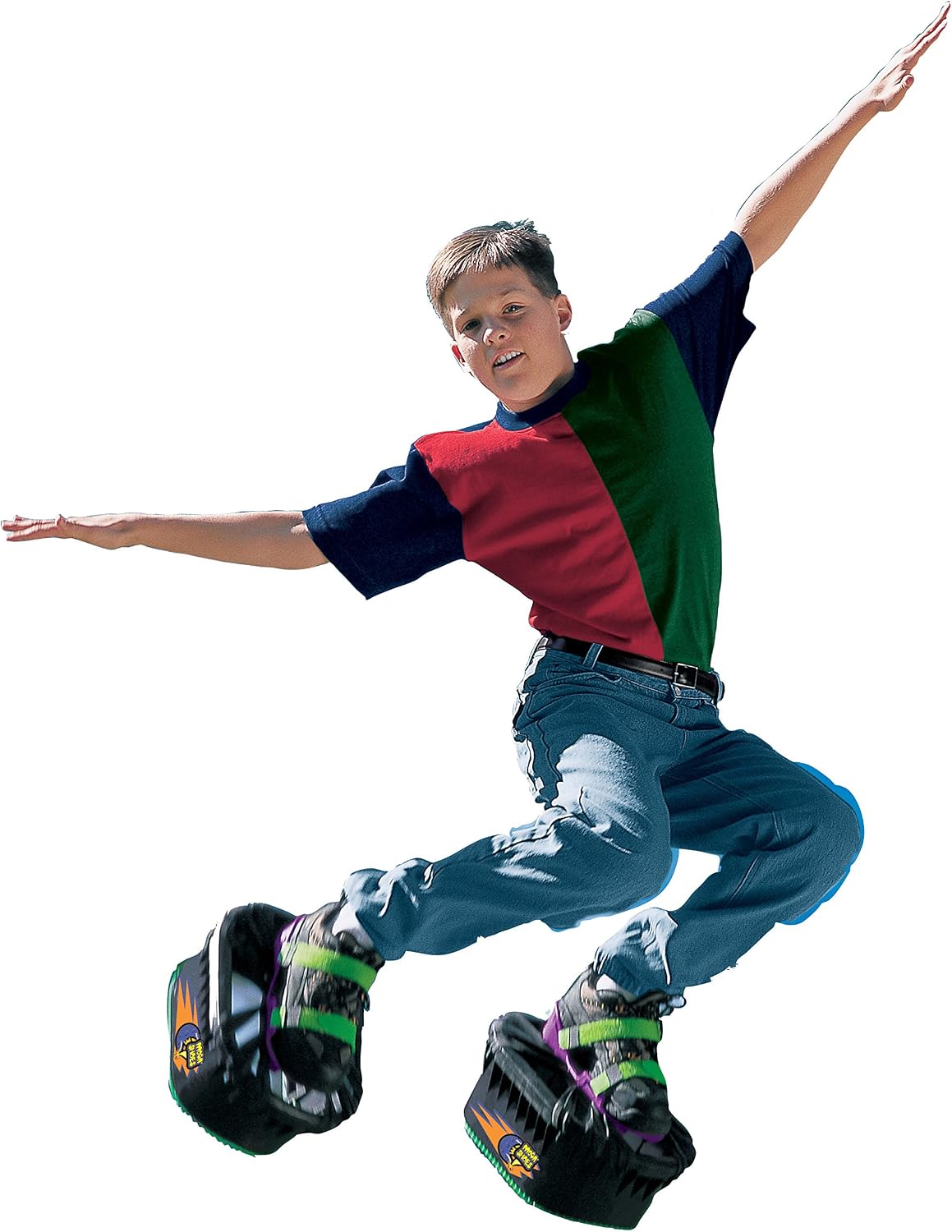 Moon Shoes Bouncy Shoes, Mini Trampolines for Your Feet, One Size, New and Improved, Bounce Your Way to Fun, Very Durable, No Tool Assembly, Athletic Development, max Weight 130 lbs. - Image 4