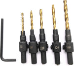 Countersink Drill Bit Set, 7Pcs Woodworking Chamfer High Speed Steel Countersink Drill Bits 3 4 5 6 7 8 10 mm with L-Shape Hex Wrench - Image 10