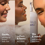 Kopari cloud foam body wash texture and pillowy lather