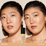 Milani 2-in-1 foundation and concealer packaging side view