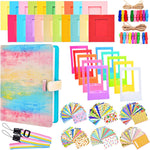 Zorbes Instax Mini accessories bundle kit front view showing the rainbow photo album and camera strap.