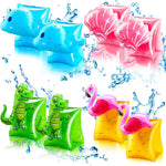 Skylety 8 Pieces Inflatable Swim Arm Floaties front view
