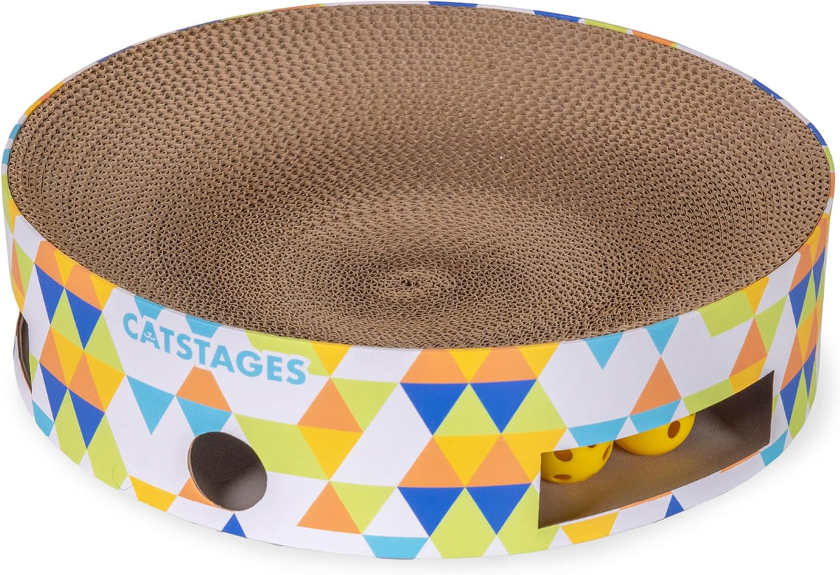 Catstages Scratch N' Hunt Interactive Cat Puzzle Toy with Scratcher Corrugate for Nail Care, Engages Hunting Instincts - Image 10