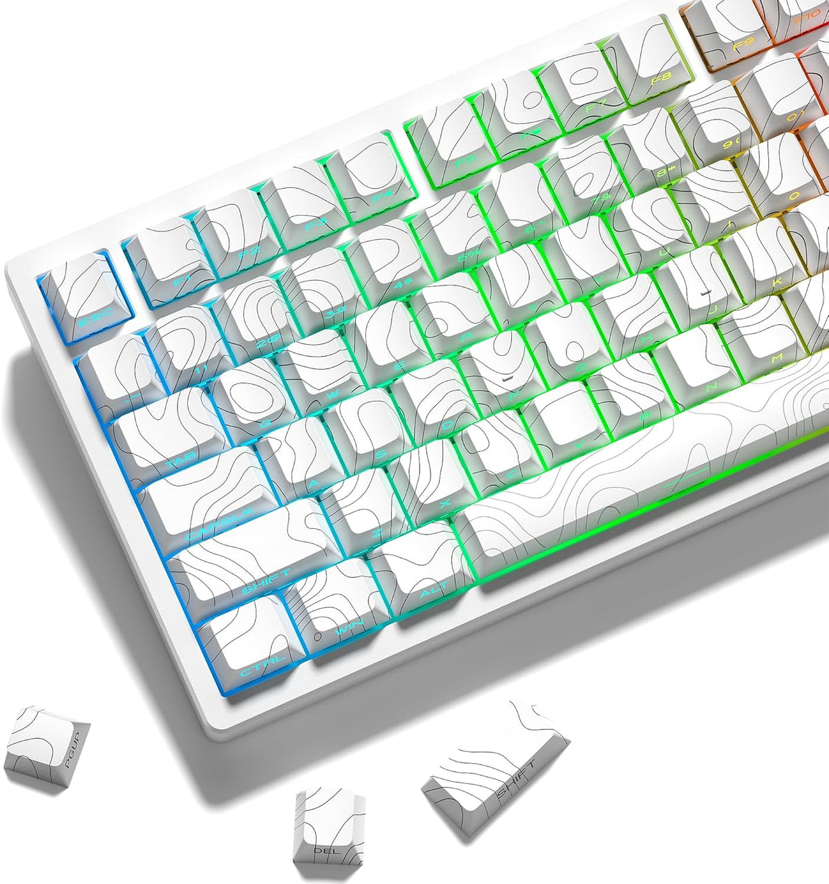 Dagaladoo 132-key layout arrangement box display