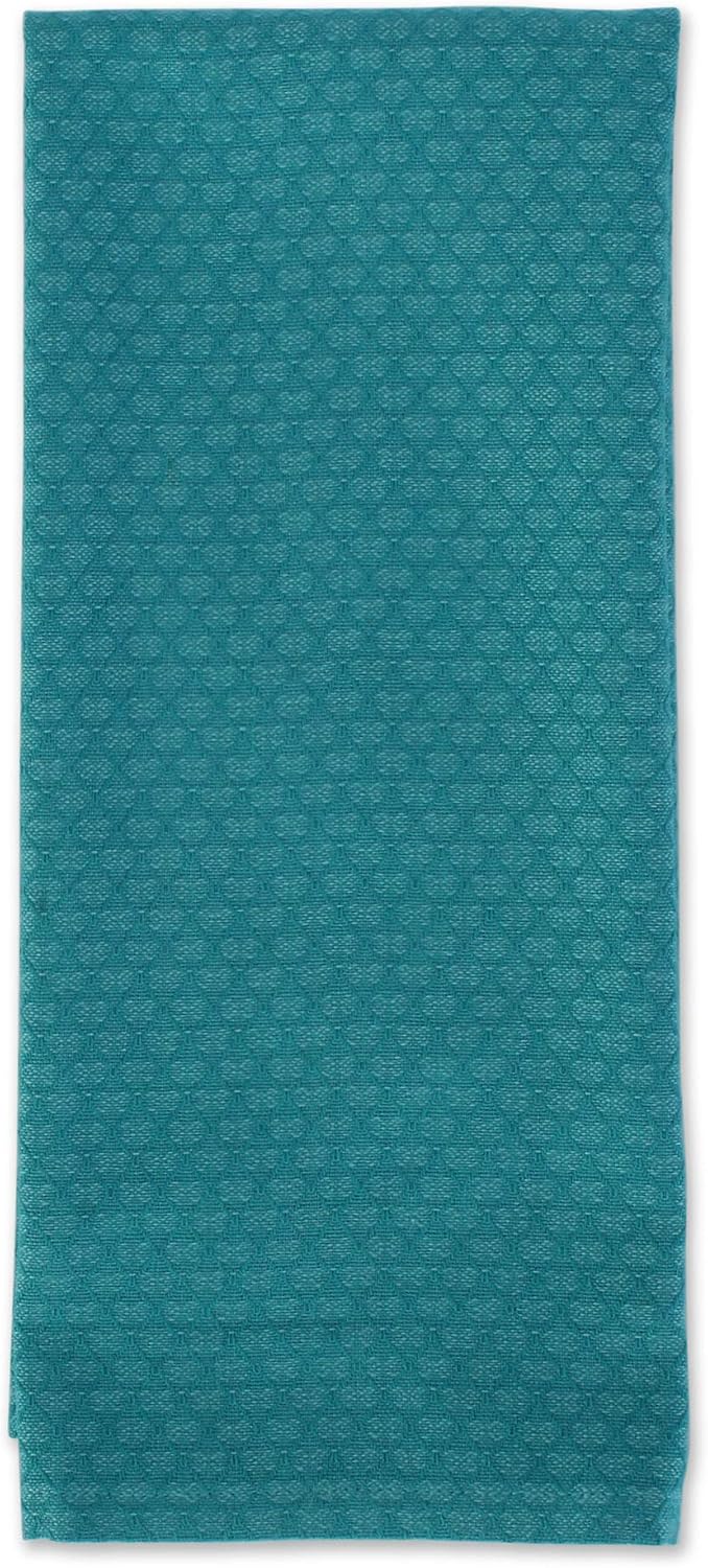 Detailed view of the stitched edges and mitered corners.