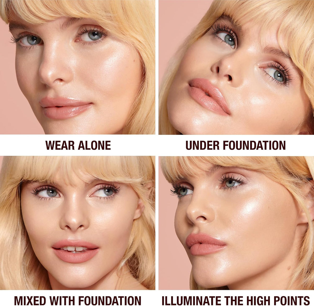 Charlotte Tilbury Hollywood Flawless Filter bottle showing shade selection and branding.