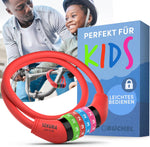 Bchel Bike Locks Cable for Kids - Colorful & Keyless - Secure Your Child's Bike - Easy-to-Use Bicycle Accessory, High Security 5 Digit Resettable Combination Coiling Bicycle Lock, Anti Theft - Image 11