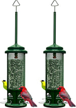 Squirrel Buster Legacy Squirrel-Proof Bird Feeder for Wild Birds - 4 Metal Removable Perches, 2.6 lb Seed Capacity, Chew-Proof Design, Easy to Clean, Green | Four removable metal perches, chew-proof construction, tool-free cleaning - Image 10