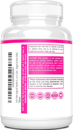 Side view of Yoni Wet vaginal health supplement packaging
