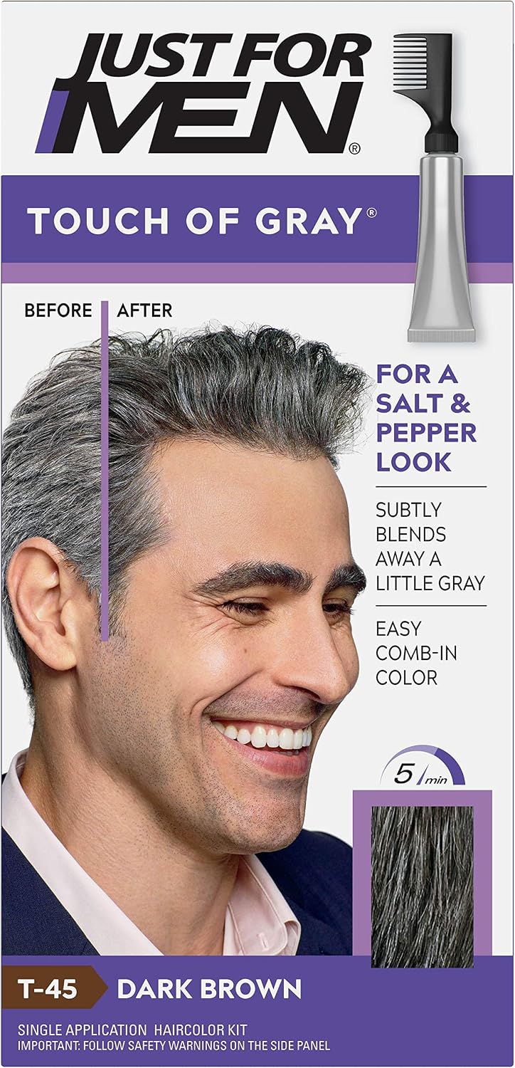 Just For Men Touch Of Gray Dark Brown T-45 2 Pack